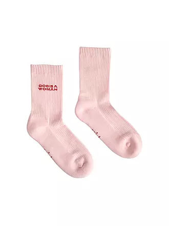 SAINT SASS | Socken GOD IS A WOMAN rosa | 